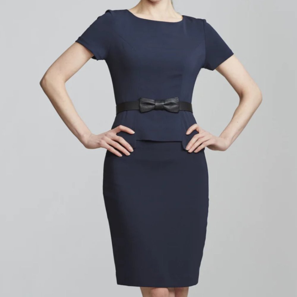 Nora Gardner Chelsea Skirt, Navy, Size 4